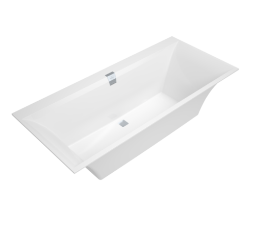 Ванна, Villeroy&Boch, Squaro Edge 12 Duo, шгв 1800*800*450, CeramicPlus, цвет-камень белый (Stone White)