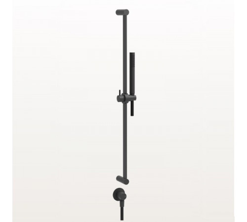 Душевой гарнитур, Gessi, 316 Bath-Shower, 25, цвет-черный матовый
