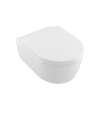 Унитаз, Villeroy&Boch, Avento, подвесной, шгв 370*530*310, CeramicPlus, цвет-Stone White