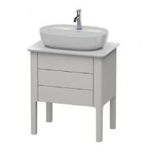 Тумба под раковину, Duravit, Luv, шгв 688*450*743, раковина-необходимо заказать, цвет-скандинавский белый шелковисто-матовый