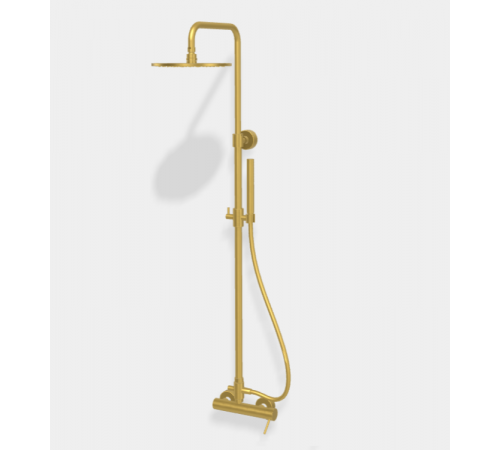 Душевая стойка, Fima Carlo Frattini, Shower column, цвет-брашированное золото