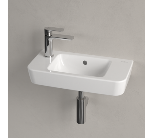 Раковина, Villeroy&Boch, Venticello, шгв 650*500*120, отверстия для смесителя-1 сквозное, 2 промаркированных, CeramicPlus, цвет-камень белый