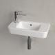 Раковина, Villeroy&Boch, Venticello, шгв 650*500*120, отверстия для смесителя-1 сквозное, 2 промаркированных, CeramicPlus, цвет-камень белый