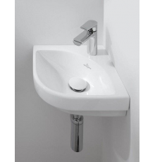 Раковина, Villeroy&Boch, Subway 3.0, шгв 320*320*145, отверстия для смесителя-1, CeramicPlus, цвет-альпийский белый