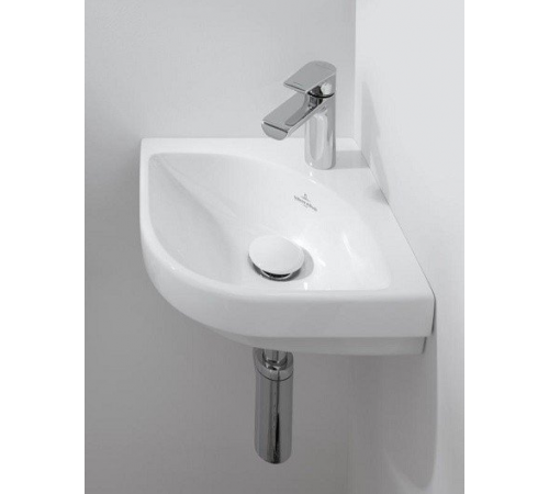 Раковина, Villeroy&Boch, Subway 3.0, шгв 320*320*145, отверстия для смесителя-1, цвет-альпийский белый