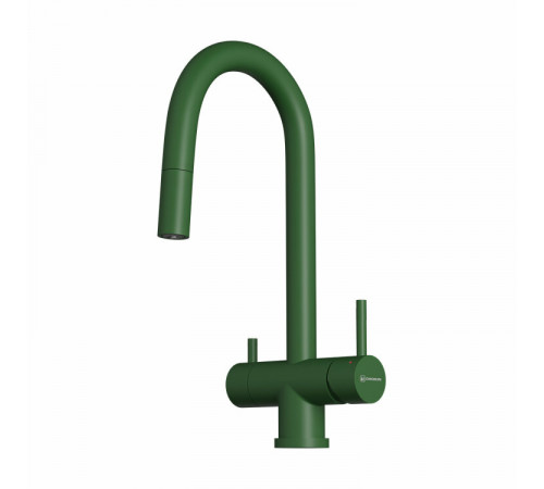 Смеситель для кухни, Omoikiri, Akita-S, цвет-Royal green