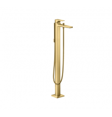 Смеситель для ванны и душа, Hansgrohe, Metropol, напольный, цвет-полированное золото