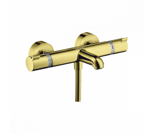 Смеситель для ванны и душа, Hansgrohe, Ecostat Comfort, цвет-полированное золото