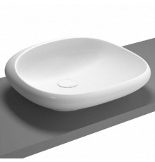 Раковина, Vitra, Istanbul, шгв 535*515*190, отверстия для смесителя-отсутствуют, VitrA Clean, цвет-белый