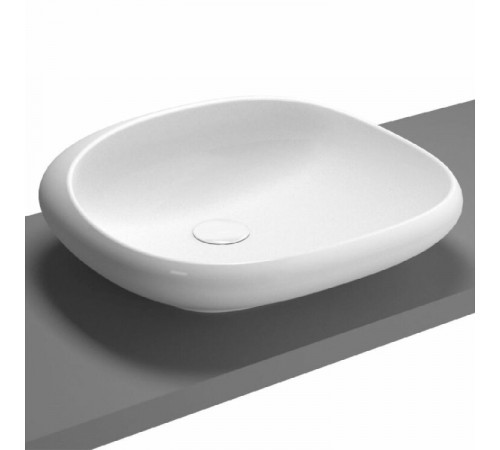 Раковина, Vitra, Istanbul, шгв 535*515*190, отверстия для смесителя-отсутствуют, VitrA Clean, цвет-белый
