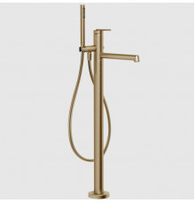 Смеситель для ванны и душа, Gessi, Ingranaggio, напольный, цвет-Warm Bronze Brushed PVD