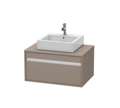 Тумба под раковину, Duravit, Ketho, шгв 800*550*426, раковина-необходимо заказать, цвет-базальт матовый