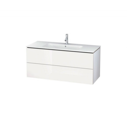 Тумба под раковину, Duravit, L-Cube, шгв 1220*481*550, раковина-необходимо заказать, цвет-белый глянцевый