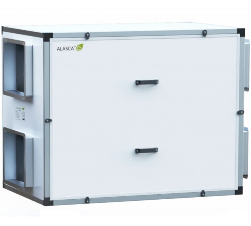 R2000HAC E 3~, Вентиляционная установка Alasca R приточно-вытяжная с энтальпийным пластинчатым рекуператором
