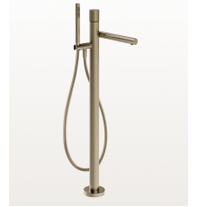 Смеситель для ванны и душа, Gessi, Incastri, напольный, цвет-Finox Brushed Nickel