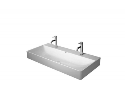 Раковина, Duravit, DuraSquare, шгв 1000*470*145, отверстия для смесителя-2, цвет-белый