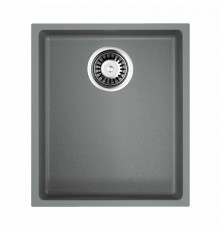 Мойка, OMOIKIRI, Bosen, шгв 380*440*210, отверстия для смесителя-отсутствуют, цвет-Leningrad Grey