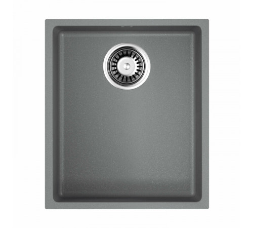 Мойка, OMOIKIRI, Bosen, шгв 380*440*210, отверстия для смесителя-отсутствуют, цвет-Leningrad Grey