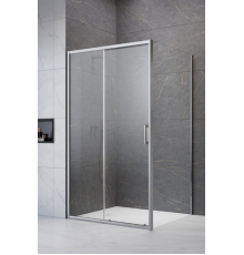 Дверь, Radaway, Premium Pro KDJ, шв 1500*2000, петли-слева, черный, цвет стекла-прозрачный, Easy Clean