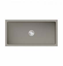 Мойка, OMOIKIRI, Mikura, шгв 910*460*254, отверстия для смесителя-отсутствуют, цвет-cappuccino coffee
