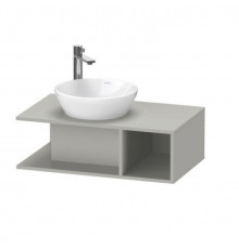 Тумба под раковину, Duravit, D-Neo, шгв 800*480*260, 1 открытое отделение справа, раковина-необходимо заказать, цвет-бетонно-серый матовый