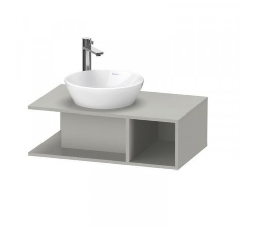 Тумба под раковину, Duravit, D-Neo, шгв 800*480*260, 1 открытое отделение справа, раковина-необходимо заказать, цвет-бетонно-серый матовый