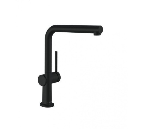 Смеситель для кухни, Hansgrohe, Talis M54, цвет-черный матовый