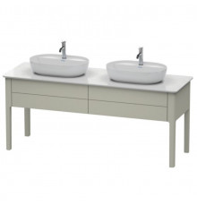 Тумба для консоли, Duravit, Luv, шгв 1783*570*743, раковина-необходимо заказать, цвет-cеро-коричневыйшелковисто-матовый