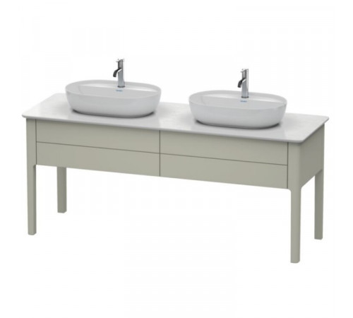 Тумба для консоли, Duravit, Luv, шгв 1783*570*743, раковина-необходимо заказать, цвет-cеро-коричневыйшелковисто-матовый