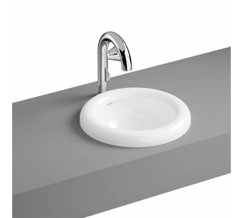 Раковина, Vitra, Liquid, шгв 400*400*155, отверстия для смесителя-отсутствуют, VitrA Clean, цвет-белый