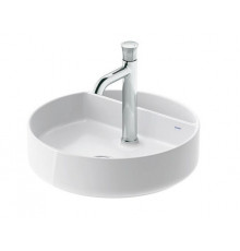 Раковина, Duravit, Bento Starck Box, шгв 460*460*140, отверстия для смесителя-1, HygieneGlaze, цвет-белый шелковисто-матовый (White Satin Matt)