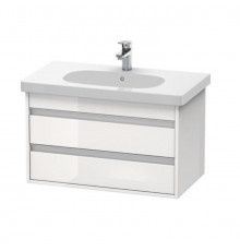 Тумба под раковину, Duravit, Ketho, шгв 800*455*480, раковина-необходимо заказать, цвет-белый глянцевый