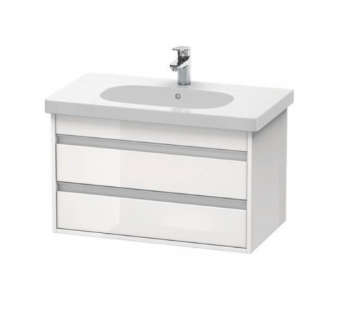 Тумба под раковину, Duravit, Ketho, шгв 800*455*480, раковина-необходимо заказать, цвет-белый глянцевый