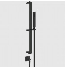 Душевой гарнитур, Gessi, Rettangoloshower, цвет-черный матовый (старый арт. 20142/299)