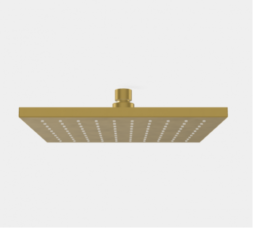 Верхний душ, Fima Carlo Frattini, Showerhead, 250*250, цвет-брашированное золото