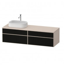Тумба под раковину, Duravit, Zencha, шгв 1600*550*442, раковина-необходимо заказать, цвет-черный