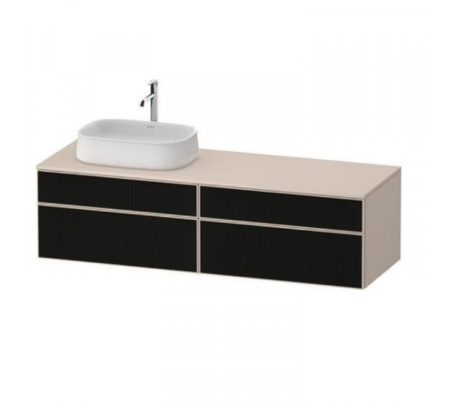 Тумба под раковину, Duravit, Zencha, шгв 1600*550*442, раковина-необходимо заказать, цвет-черный
