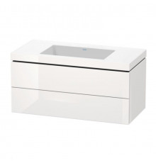 Тумба под раковину, Duravit, L-Cube, шгв 1000*480*500, раковина-в комплекте, цвет-белый глянцевый