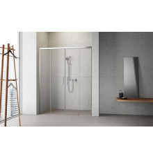 Дверь, Radaway, Idea DWD, шв 1700*2005, петли-универсальные (слева или справа), хром, цвет стекла-прозрачный, Easy Clean