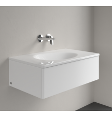 Раковина, Villeroy&Boch, Antao, шг 800*500, отверстия для смесителя-отсутствуют, CeramicPlus, цвет-альпийский белый