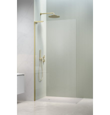 Душевая перегородка, Radaway, Modo SL II, левосторонняя, шв 600*2000, золото брашированное, цвет стекла-прозрачный, Easy Clean