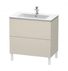 Тумба под раковину, Duravit, L-Cube, шгв 820*481*820, раковина-необходимо заказать, цвет-серо-коричневый матовый