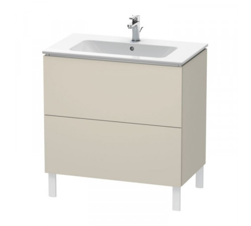 Тумба под раковину, Duravit, L-Cube, шгв 820*481*820, раковина-необходимо заказать, цвет-серо-коричневый матовый