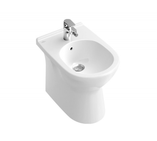 Биде, Villeroy&Boch, O'Novo, напольный/пристенный, шгв 360*560*400, CeramicPlus, цвет-альпийский белый