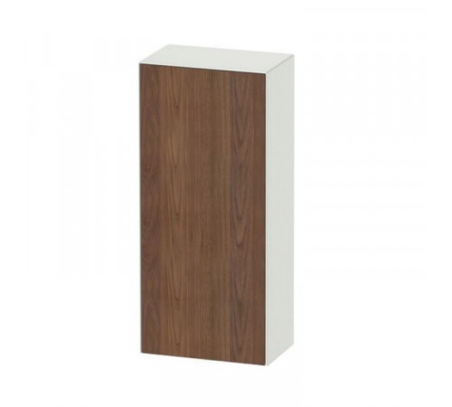 Шкаф-пенал, Duravit, White Tulip, шгв 400*240*880, петли-слева, цвет-американский орех/белый шелковисто-матовый