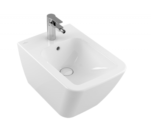 Биде, Villeroy&Boch, Finion, подвесной, шгв 375*560*315, CeramicPlus, цвет биде-альпийский белый (белый Alpin)