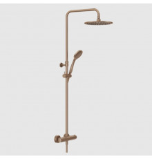 Душевая стойка, Gessi, Minimalistic shower, цвет-Copper Brushed PVD