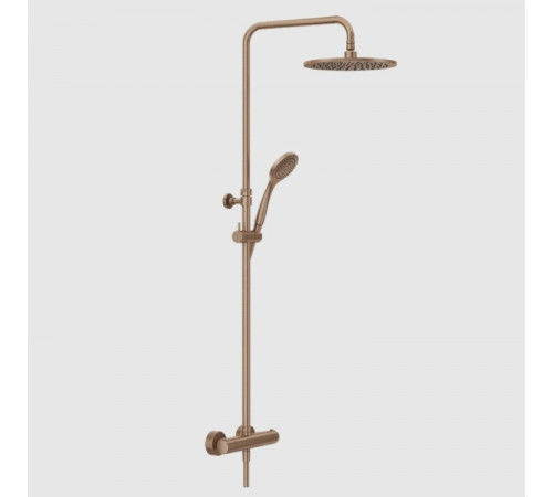 Душевая стойка, Gessi, Minimalistic shower, цвет-Copper Brushed PVD