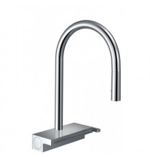 Смеситель для кухни, Hansgrohe, Aquno Select M81, sBox, цвет-хром