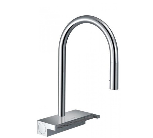 Смеситель для кухни, Hansgrohe, Aquno Select M81, sBox, цвет-хром